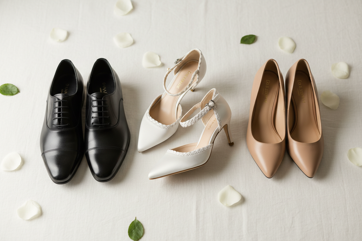 How to Choose the Perfect Wedding Shoes — For Brides, Grooms & Guests