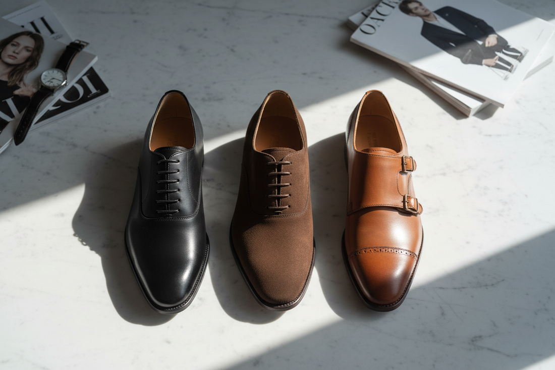 Men’s Dress Shoe Guide — Oxfords vs. Derbies vs. Monk Straps