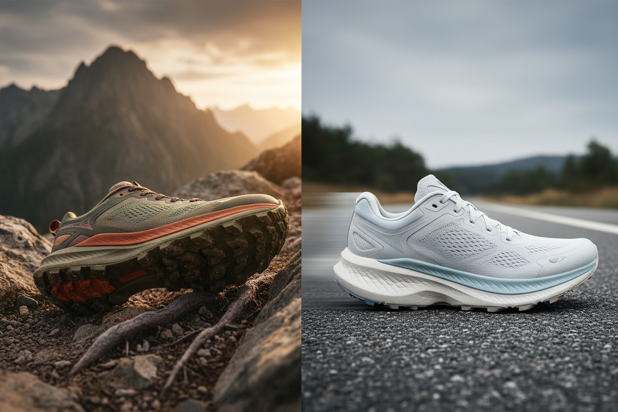 Trail Running vs. Road Running Shoes — What’s the Difference?