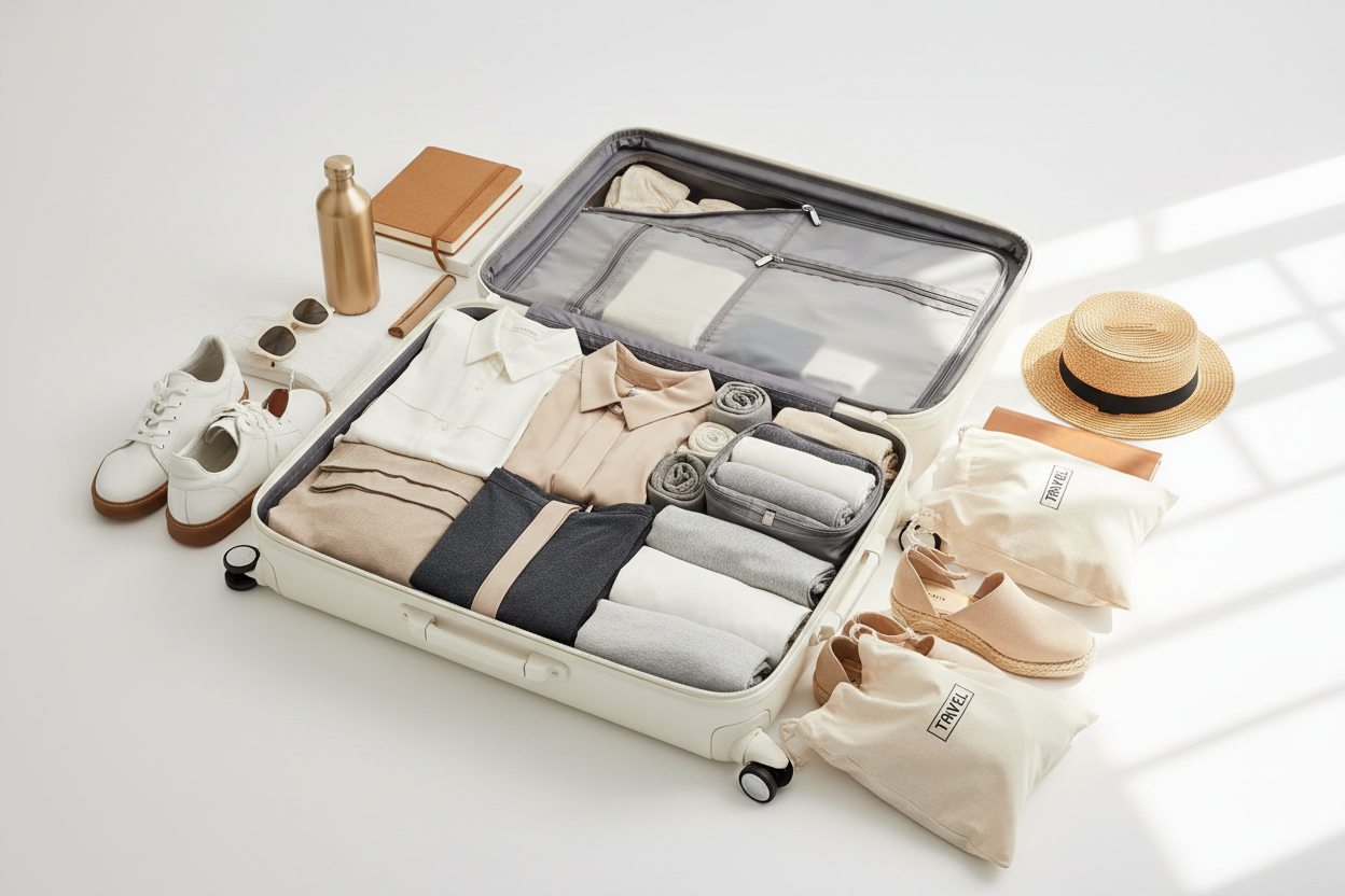 Travel Packing Guide: One Week of Outfits in a Carry-On
