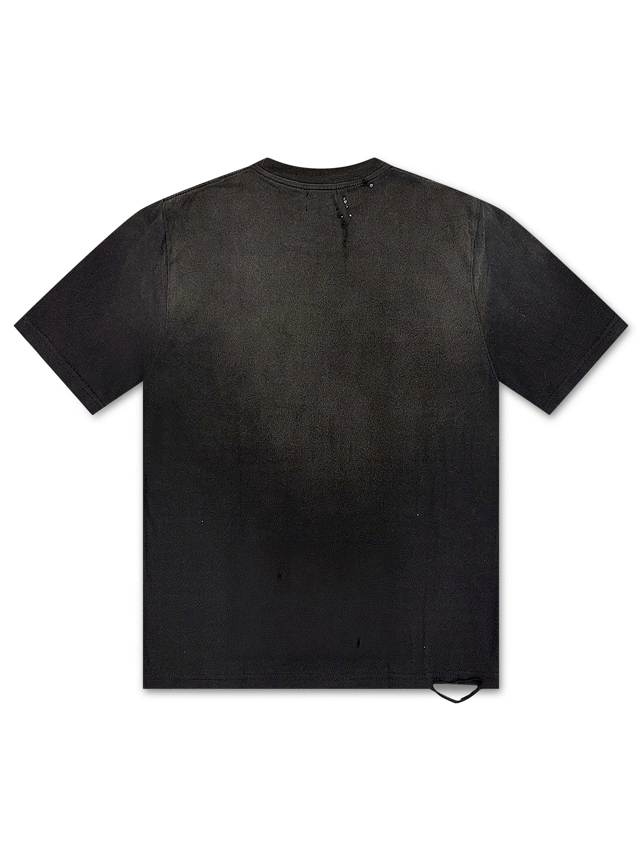 T-shirt All Human FML - Délavé noir