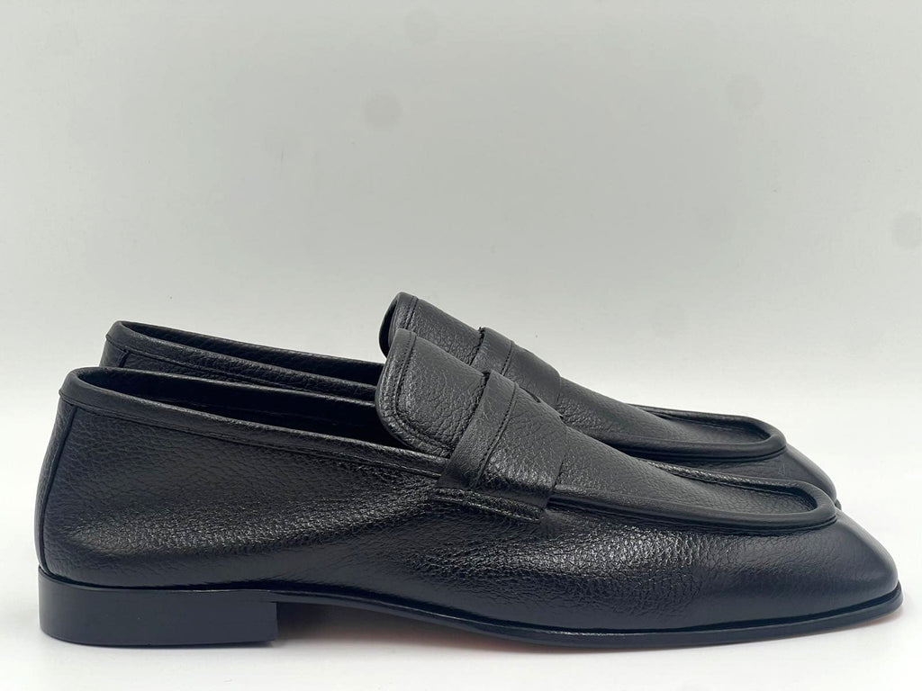 C Collection Deerskin Penny Loafer - Black