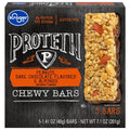 Barres tendres aux arachides et aux amandes enrobées de chocolat noir Kroger 5 unités