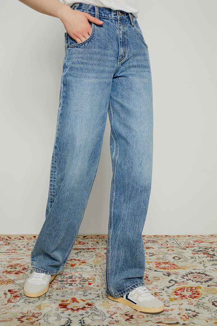Jean ample style utilitaire HJ128, années 80