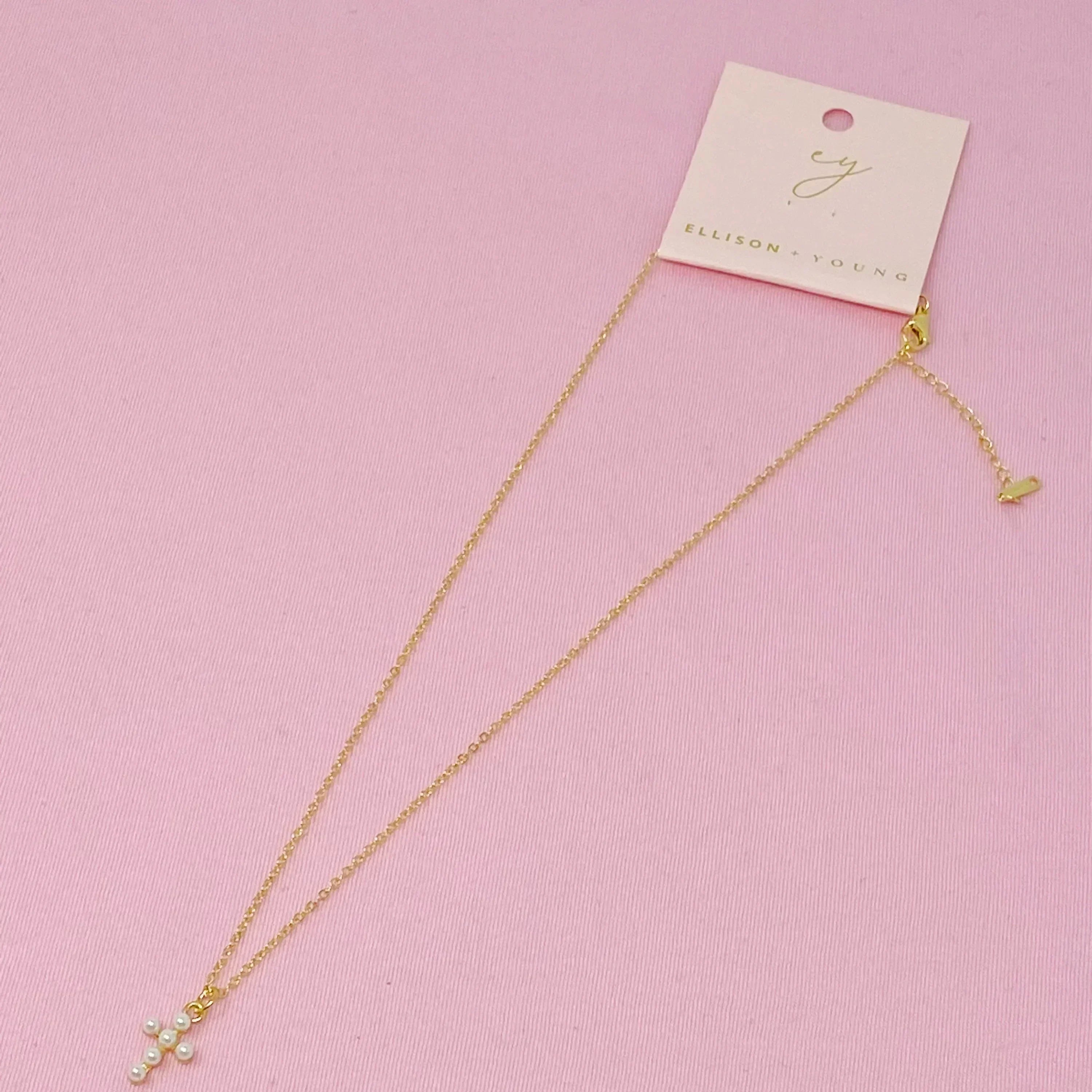 Collier Croix en Nacre
