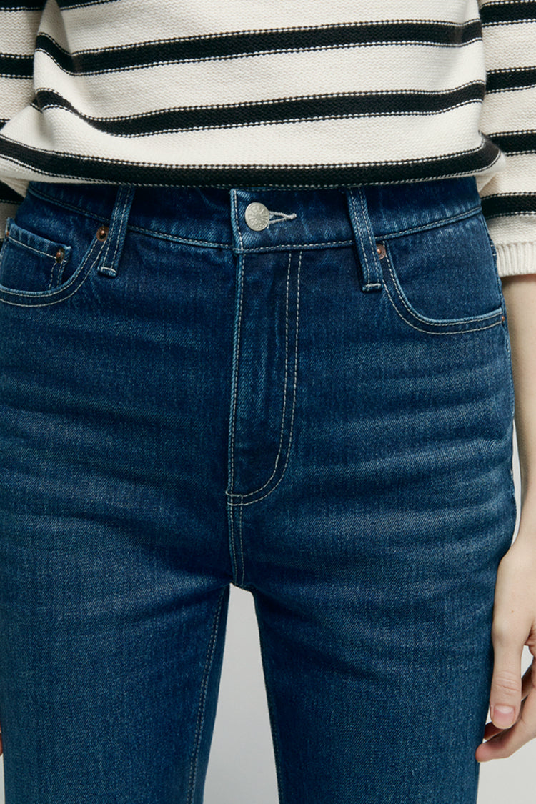 Jean Bootcut Taille Haute Barbara HJ004