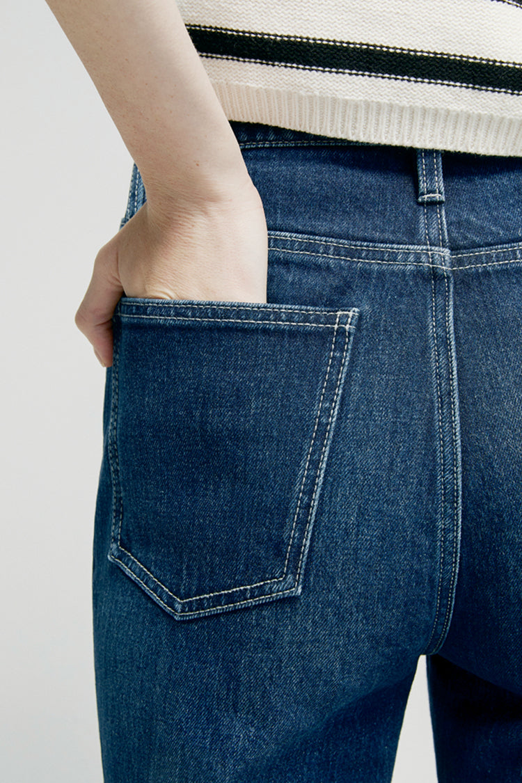Jean Bootcut Taille Haute Barbara HJ004