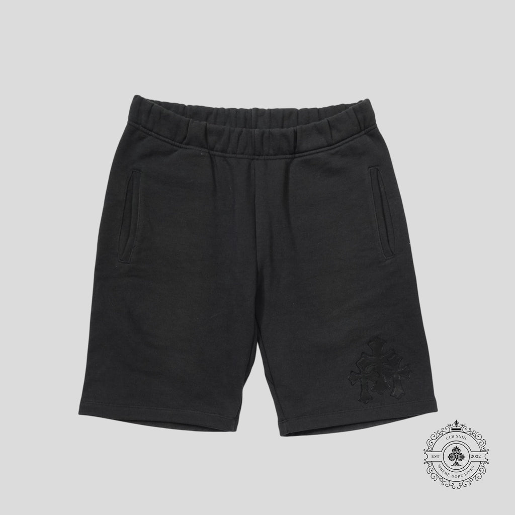 Shorts molletonnés Chrome Hearts Paper Jam noirs