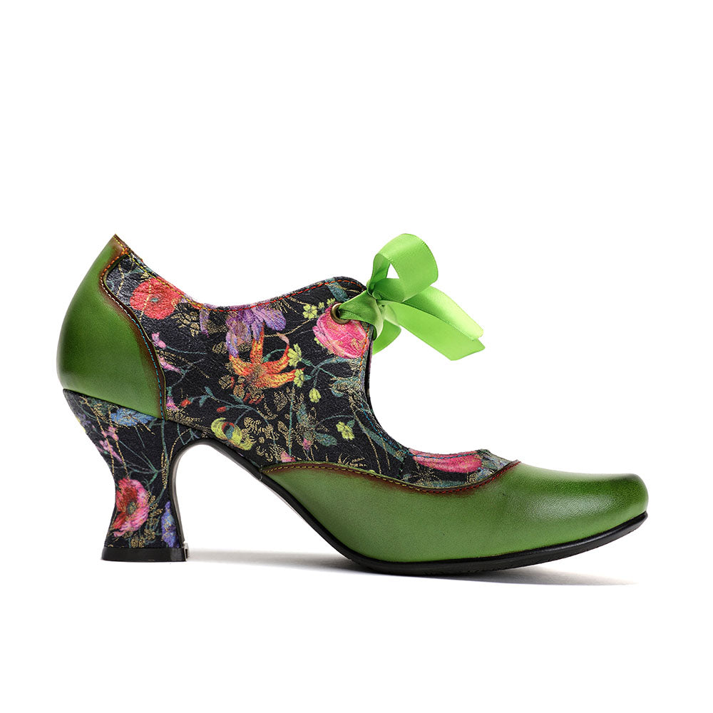 Escarpins Femme Mary Jane Chaussures Faites Main Chaussures Vintage Fête Extérieur Quotidien Talons Élégants Bohème