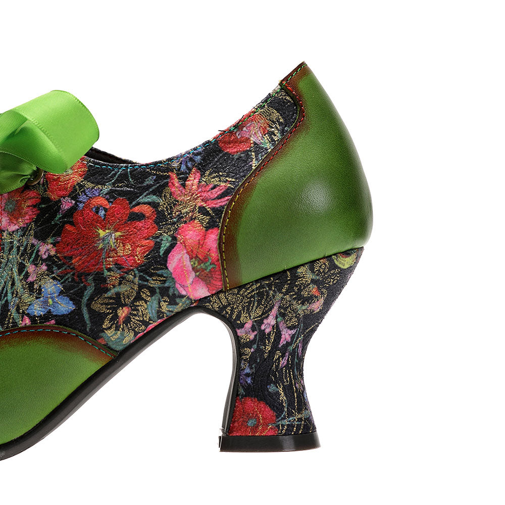 Escarpins Femme Mary Jane Chaussures Faites Main Chaussures Vintage Fête Extérieur Quotidien Talons Élégants Bohème