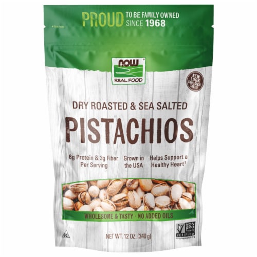 Now Real Food Pistaches rôties et salées 340 g - 7021