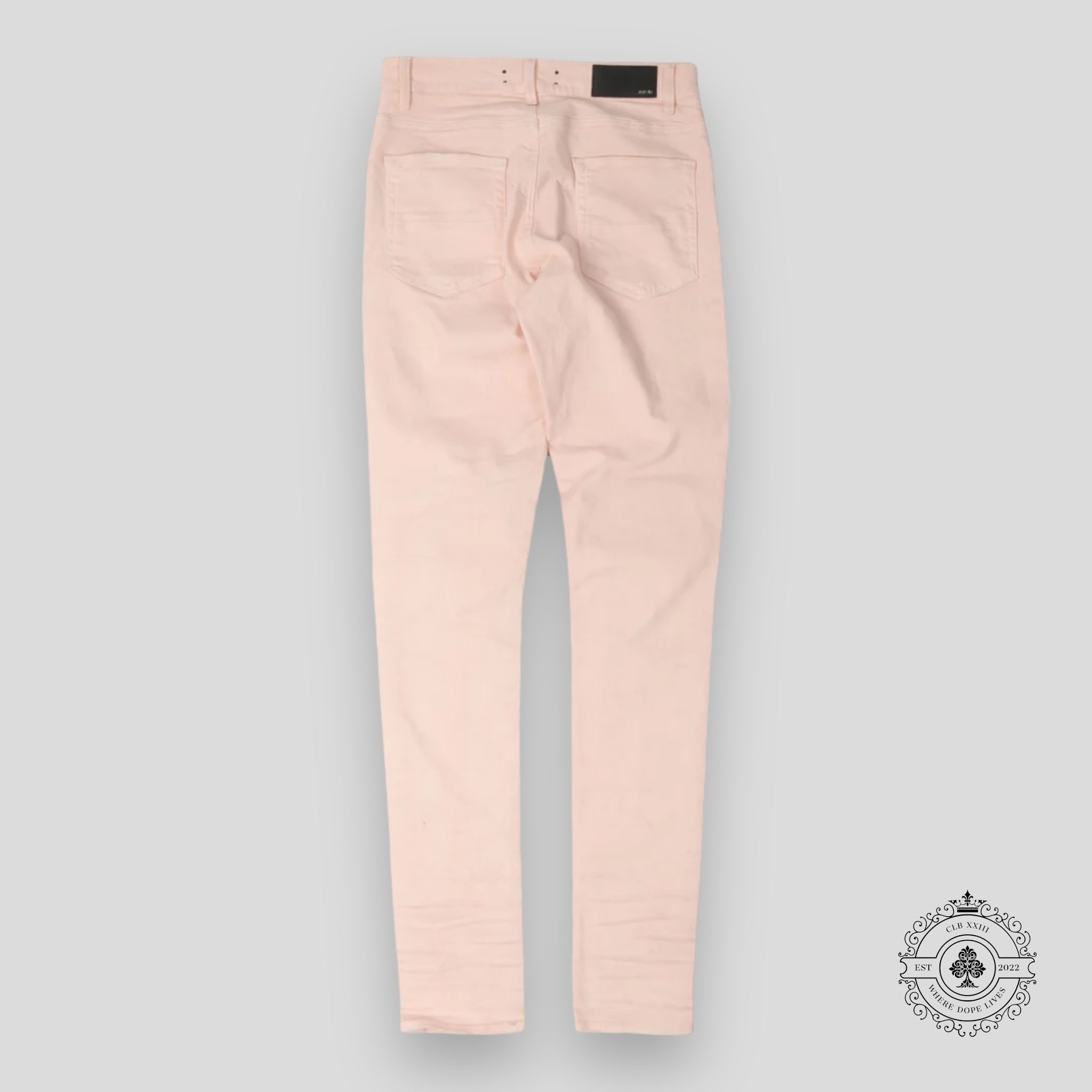 Jean Amiri MX1 vieilli avec patch rose