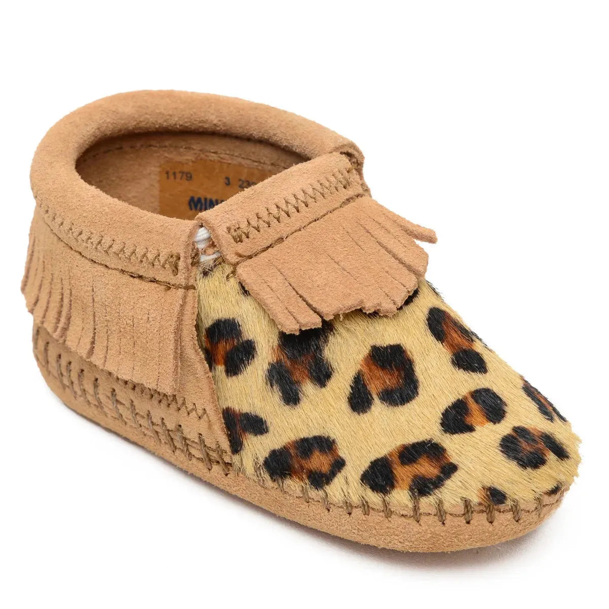 Minnetonka Leopard Riley Bootie - Chaussons pour bébés