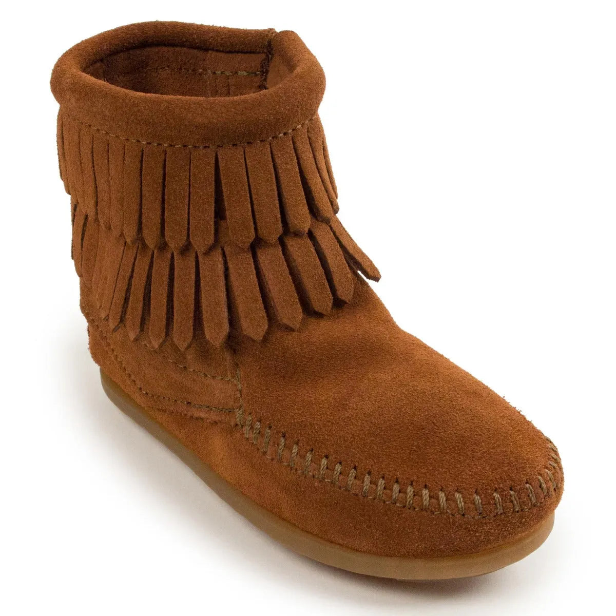 Minnetonka Double Fringe Side Zip - Bottines Enfant