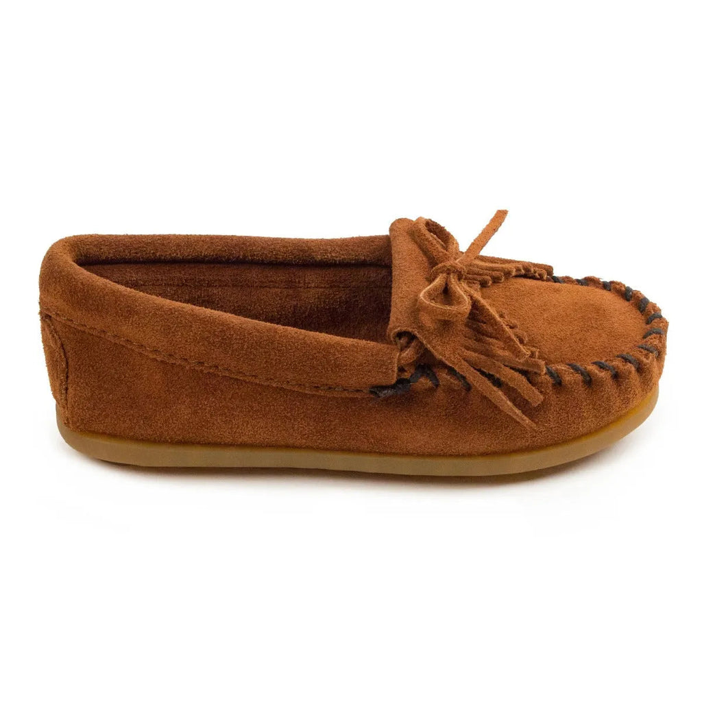 Minnetonka Kilty Hardsole Suede - Mocassin pour enfants