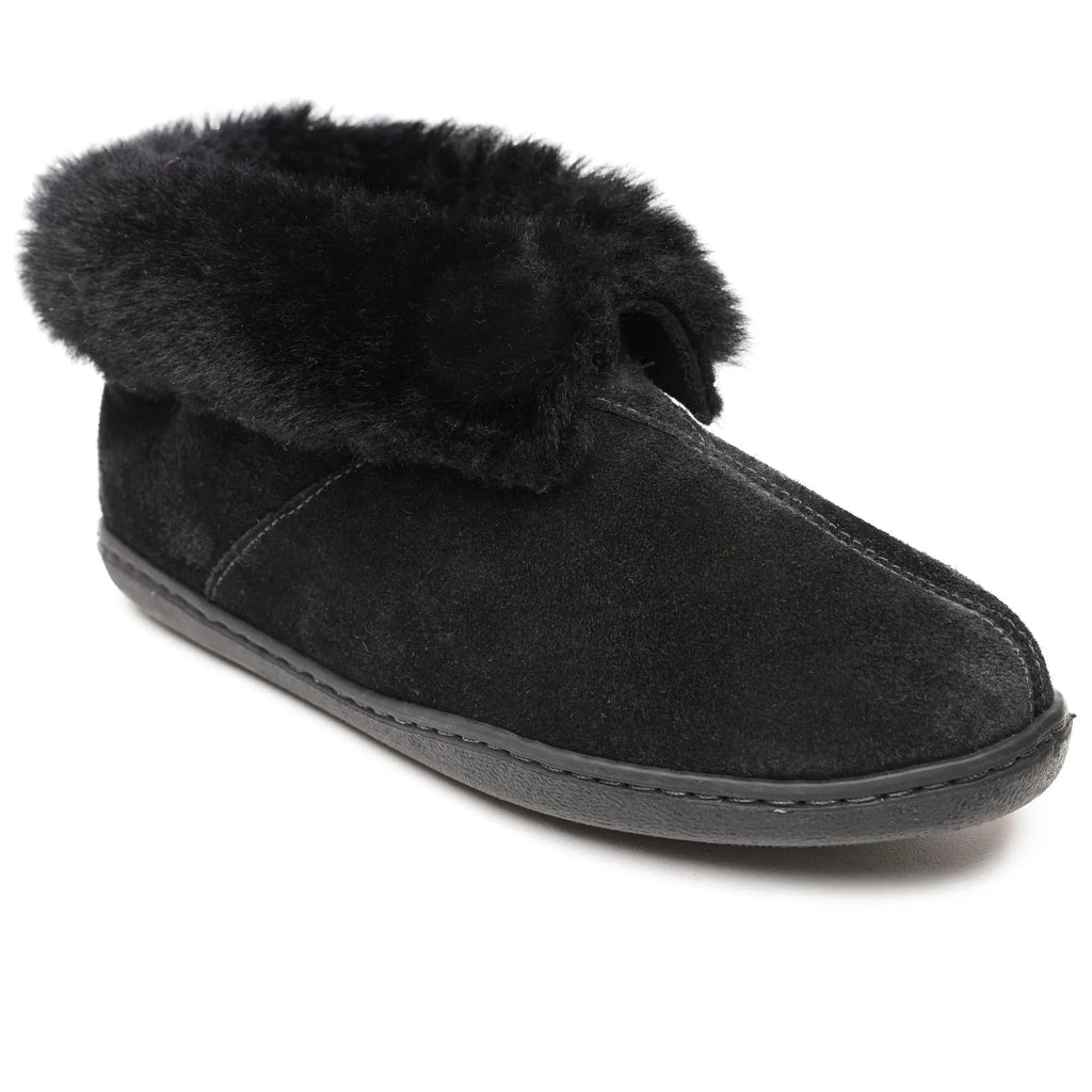 Bottine en peau de mouton Minnetonka - Chausson pour femme