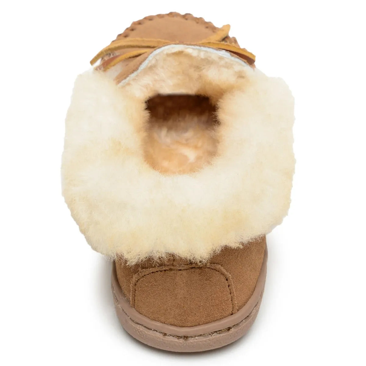 Minnetonka Alpine Mocassin en peau de mouton - Pantoufle pour femme