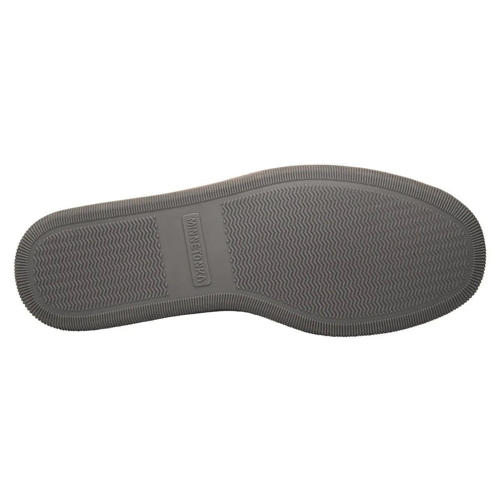 Minnetonka Chaussons en toile à semelle rigide doublée de pilou (camouflage) – Homme