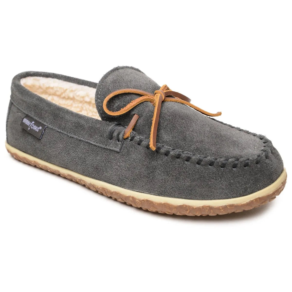 Minnetonka Tomm Suede - Pantoufles Homme