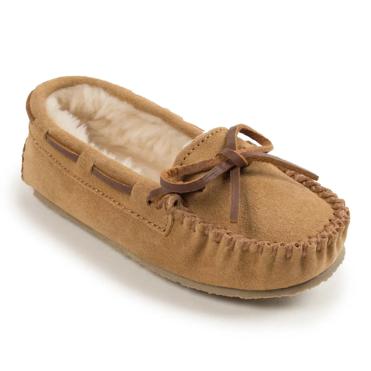 Minnetonka Cassie Daim - Chausson pour Enfant