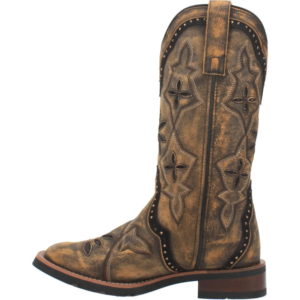 Laredo Bouquet - Bottes de cowgirl en cuir pour femmes