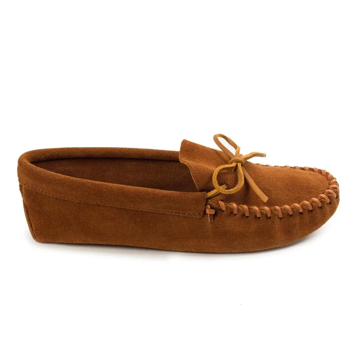 Mocassin Minnetonka Softsole en cuir à lacets – Homme
