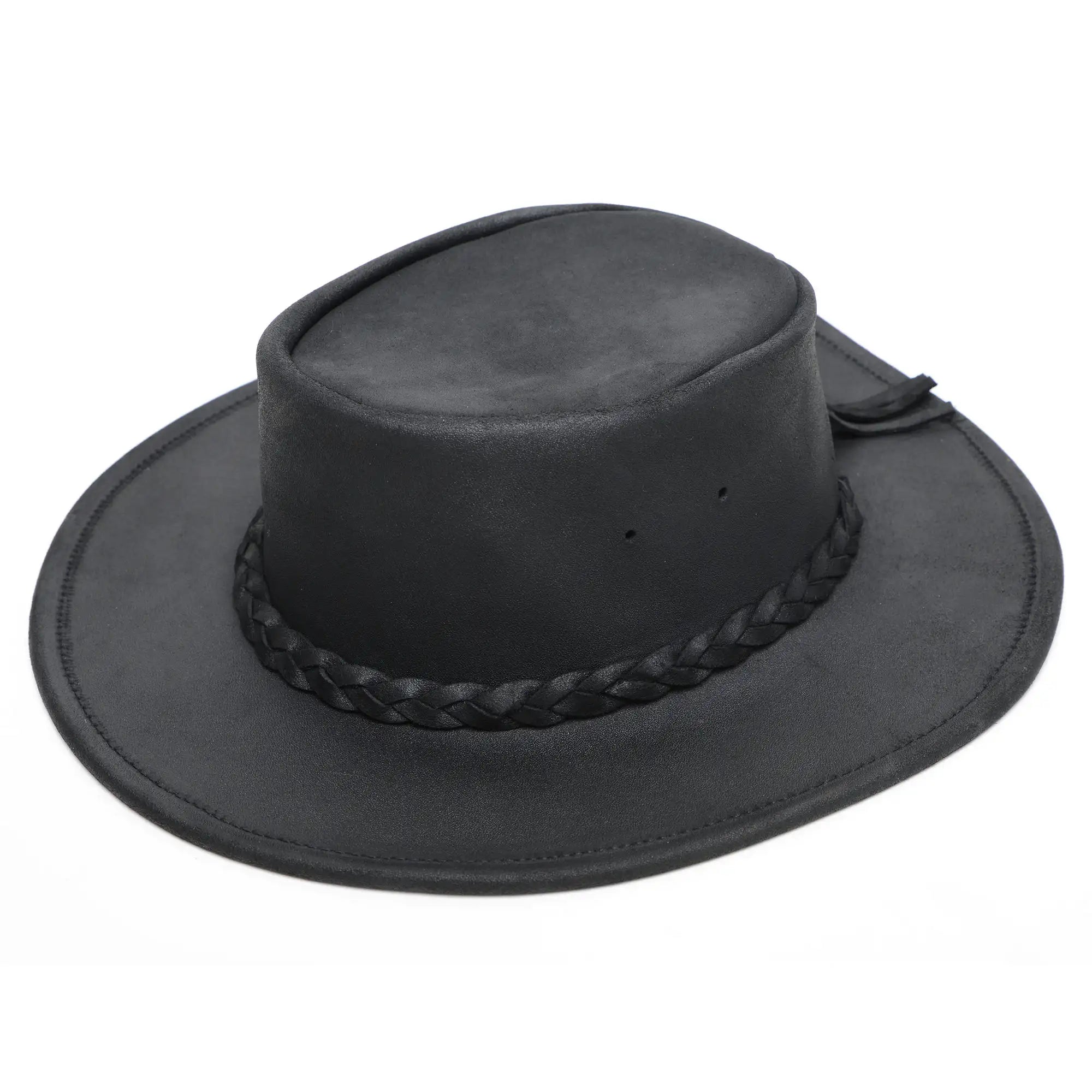 Chapeau Minnetonka "Fold Up" - Chapeau Australien en Cuir