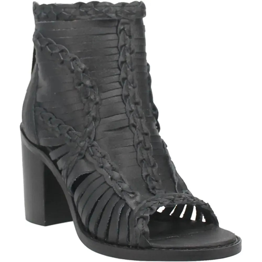 Dingo Jeezy - Sandales en cuir style santiags pour femme (Liquidation)
