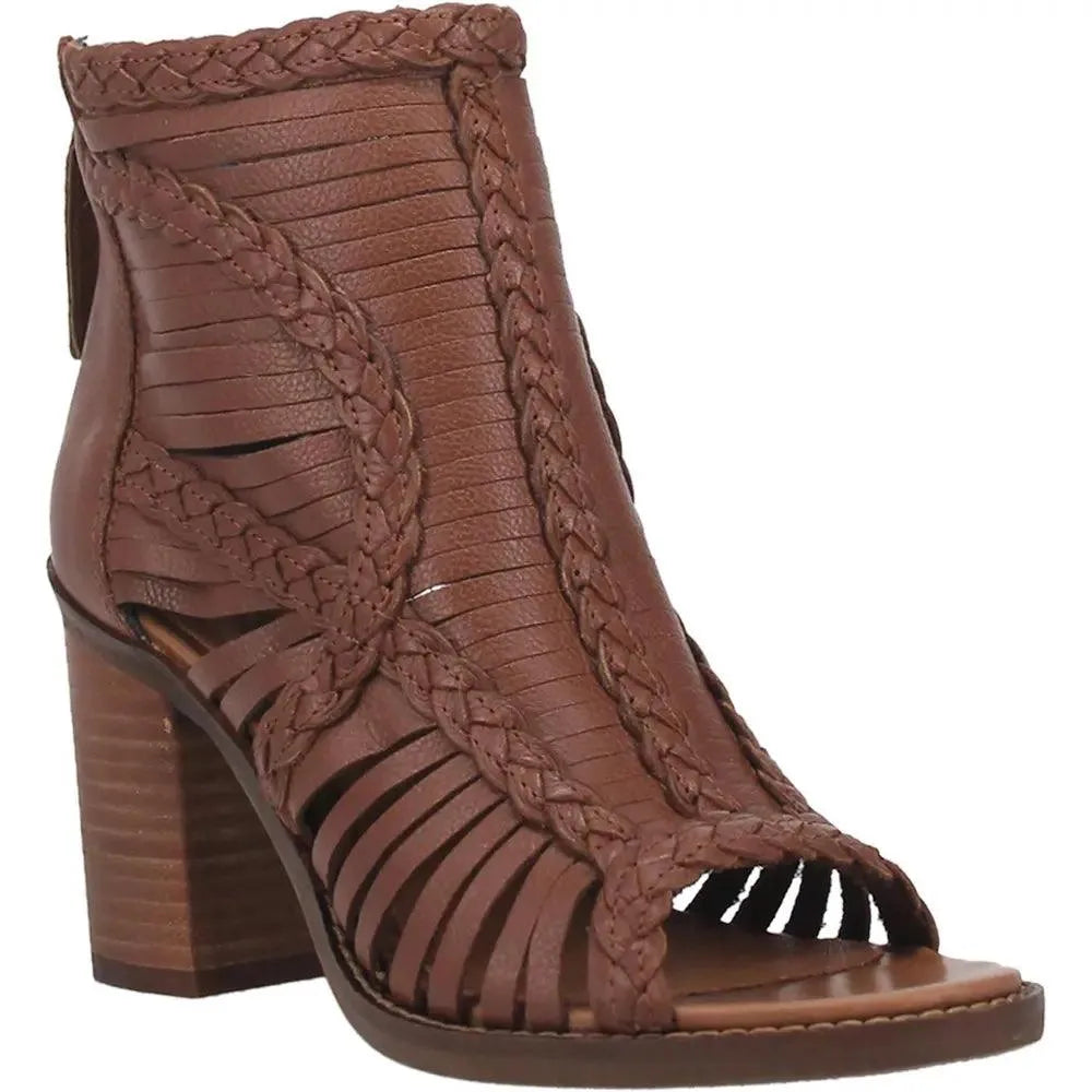 Dingo Jeezy - Sandales en cuir style santiags pour femme (Liquidation)