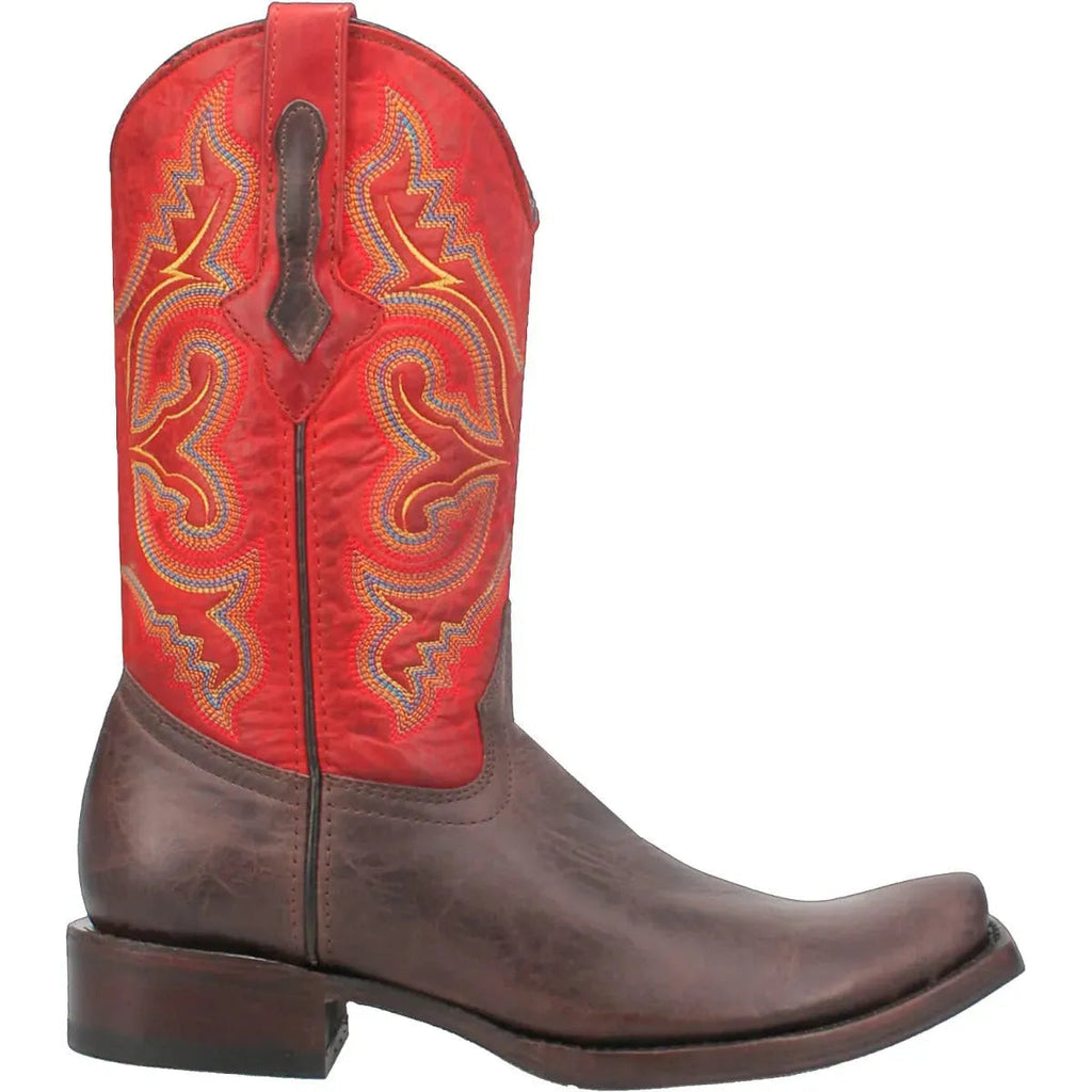 Dingo True Grit - Bottes de cowboy en cuir pour homme