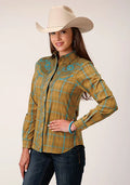Chemise Western pour femme - Roper 1714 Fancy Applique (Butterscotch)