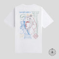 T-shirt imprimé Casablanca Drawing Lab blanc