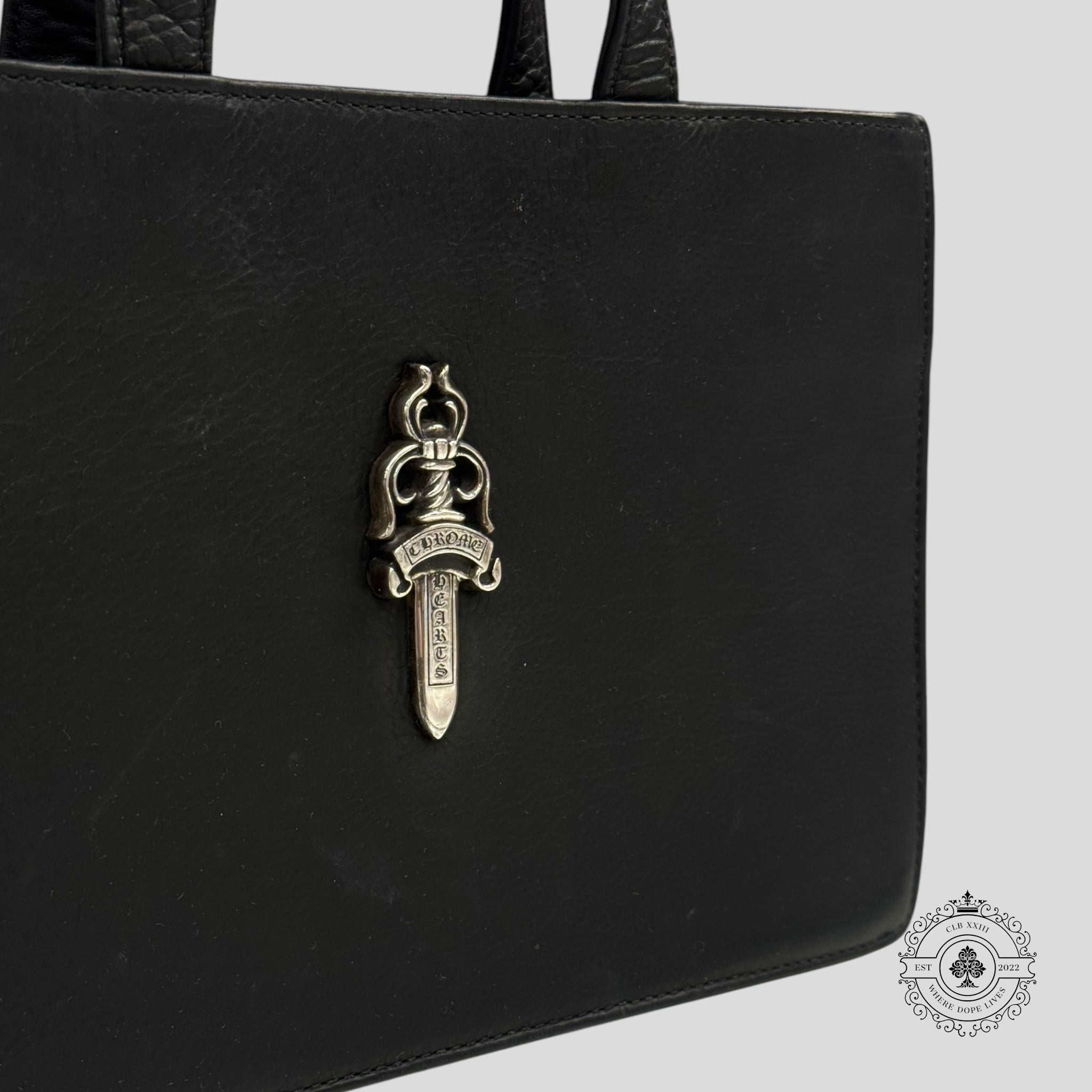 Sac cabas en cuir orné Chrome Hearts Mini Dagger