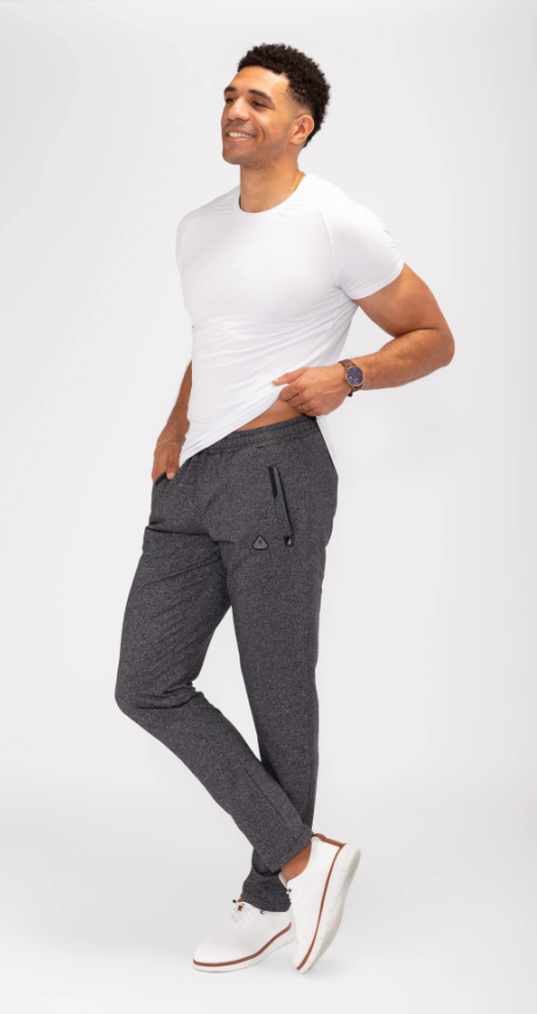 Pantalon de jogging athlétique confortable toute la journée - Fuselé (Coupe longue)