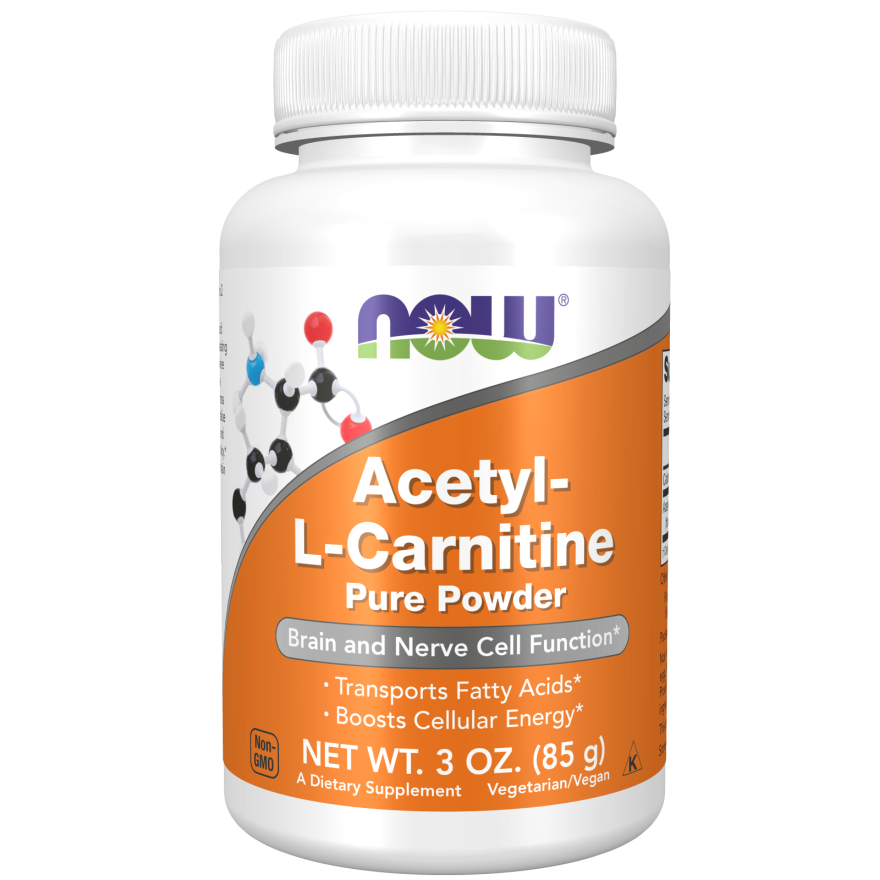 Now Foods Acétyl-L-Carnitine Poudre Pure 3 Oz - 0208