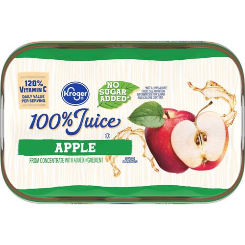 Jus de pomme Kroger 100 % sans sucre ajouté 6 unités / 237 ml
