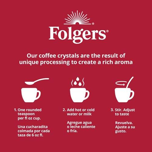 Café instantané Folgers Classic Roast, pot de 226 g