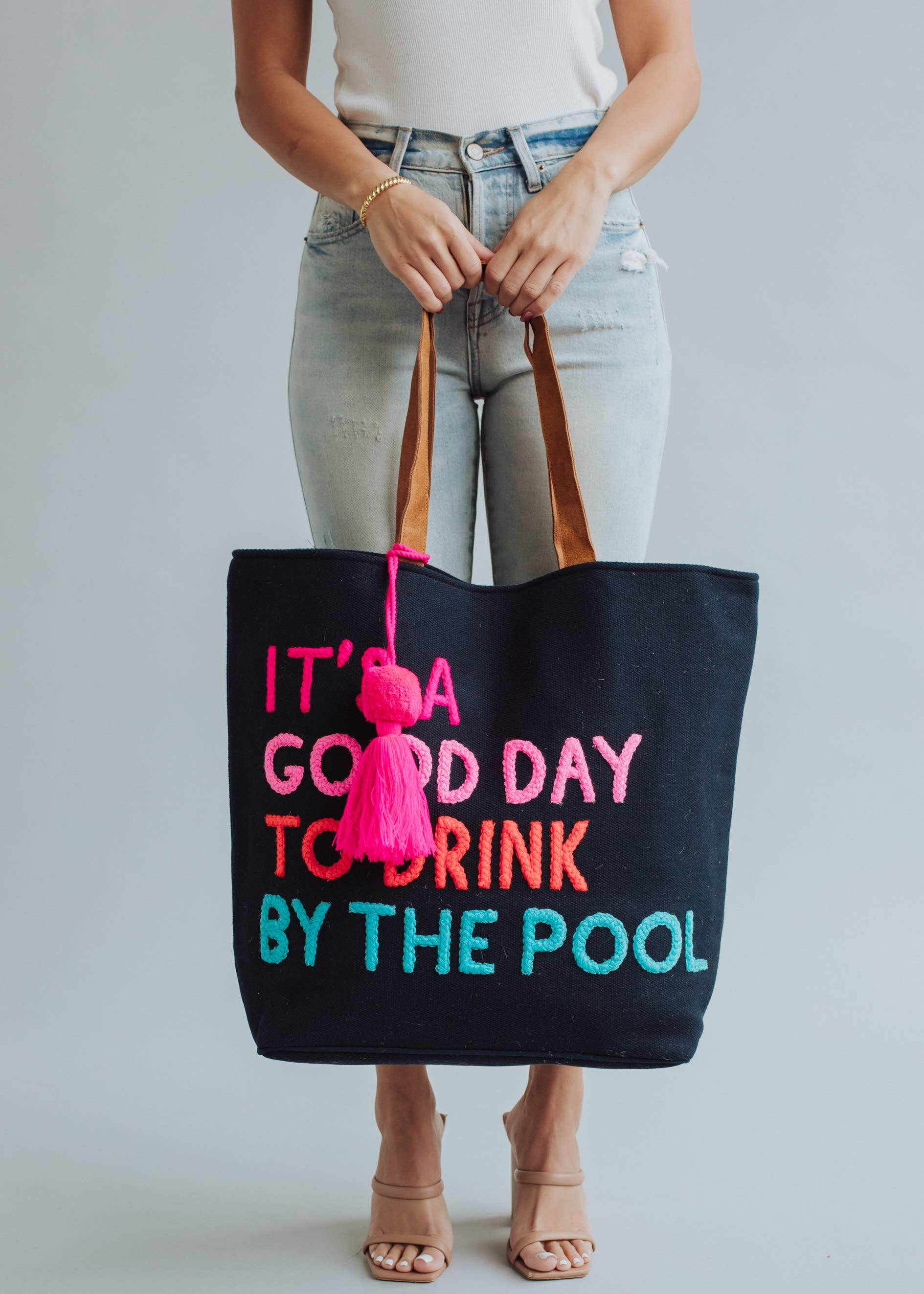 Sac cabas Navy Poolside Bliss