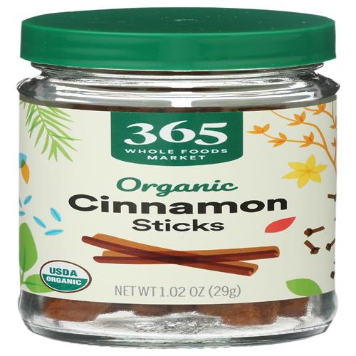 Bâtons de cannelle bio Whole Foods Market, 28,9 grammes