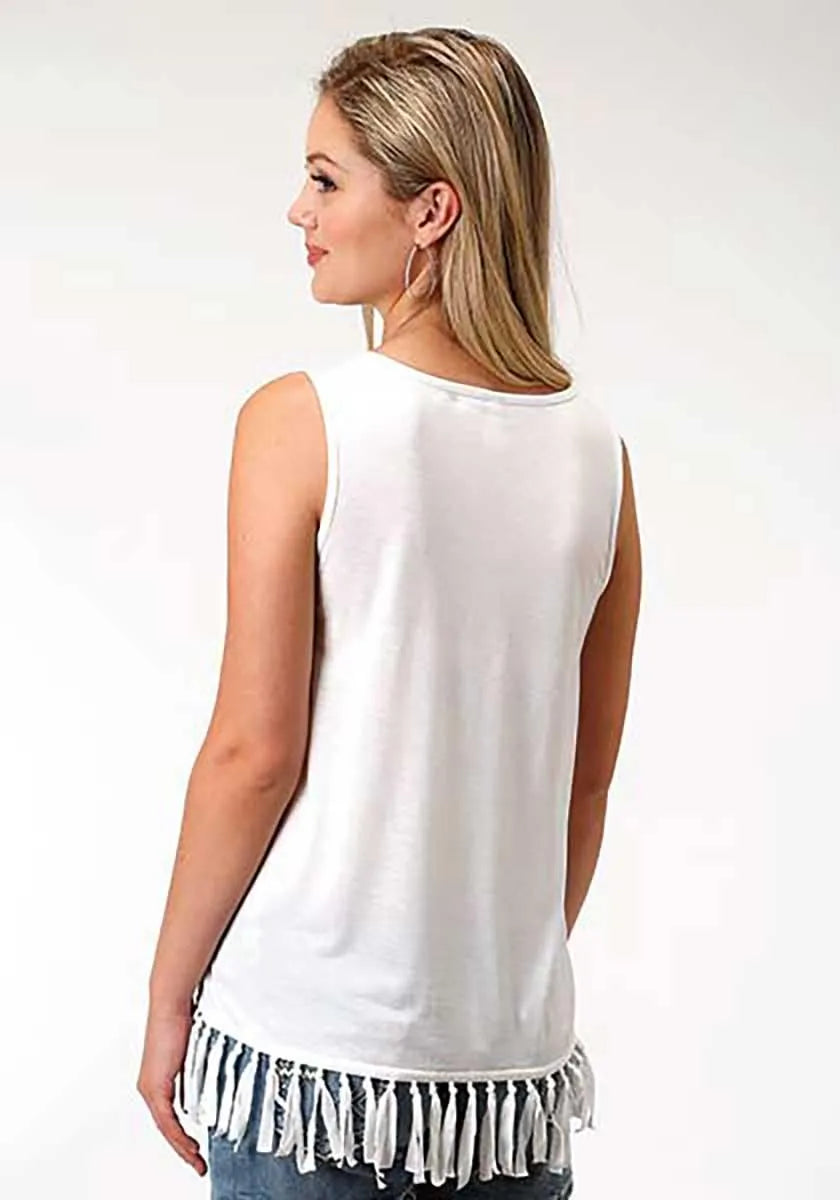 Débardeur femme Roper Americana (blanc)