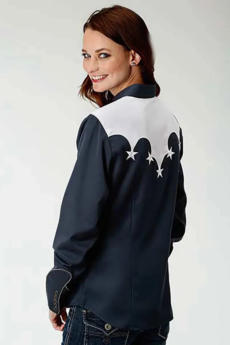 Chemise Roper American Star Snap (Bleue) - Femme
