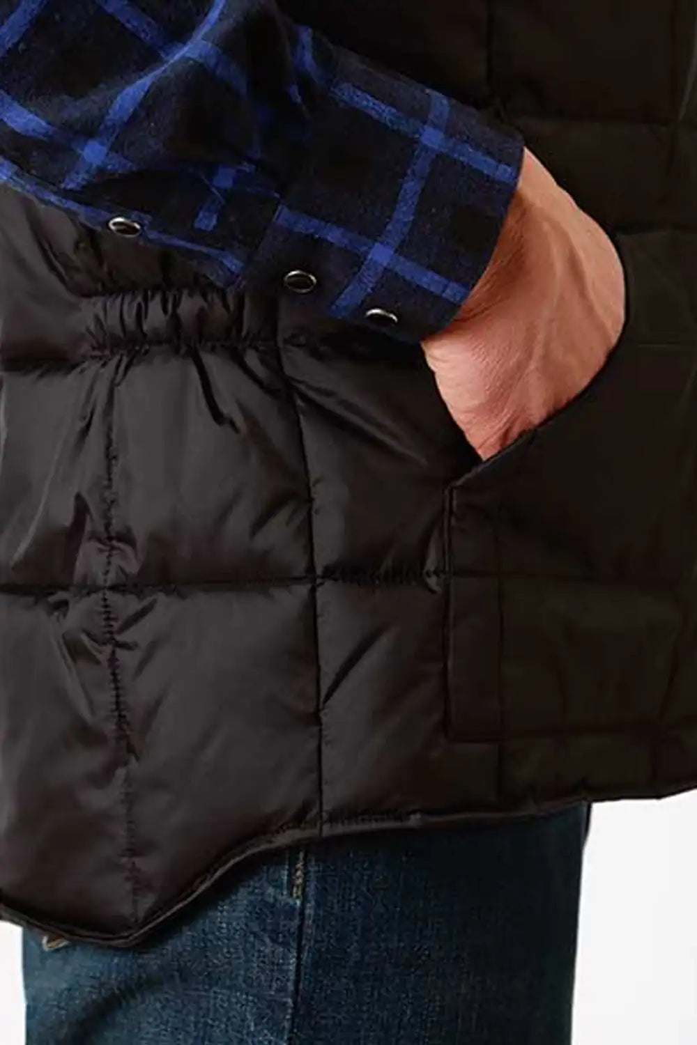 Gilet matelassé Roper 1473 (noir) – Gilet pour homme (liquidation)