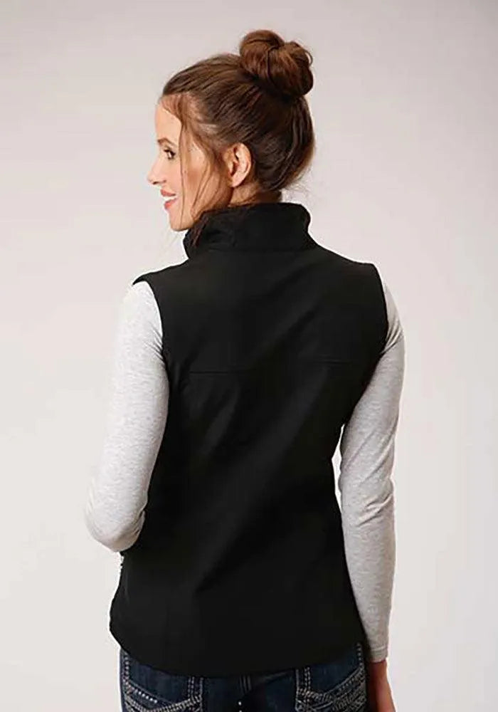 Gilet softshell Roper doublé polaire (noir) - Gilet pour femme