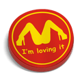 Autocollant de casque "I'm Loving It"