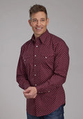 Chemise Western Homme Roper 2174 Imprimé Flèche (Rouge)