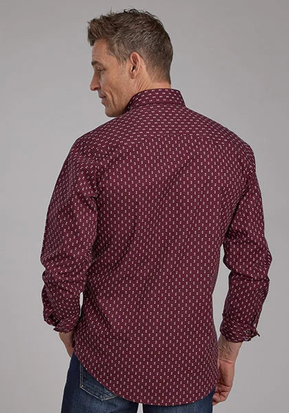Chemise Western Homme Roper 2174 Imprimé Flèche (Rouge)