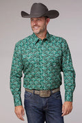 Chemise Western pour homme Roper 2018 Paisley (Jade)