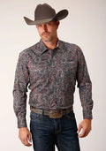 Roper 1664 Old Time Paisley (Multi) - Chemise western pour homme