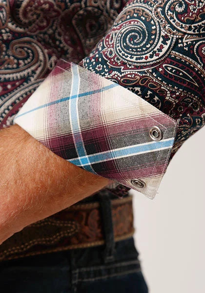 Roper 1664 Old Time Paisley (Multi) - Chemise western pour homme