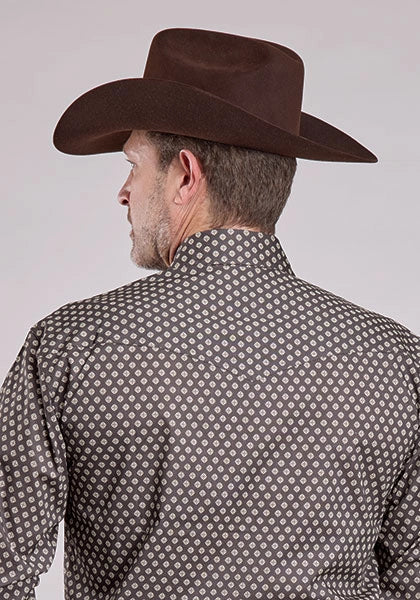 Chemise western Roper 2594 Foulard extensible (gris) pour homme